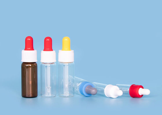 Multicolor устранимая капельница пробирки XHPHAPACK 7ml стеклянная