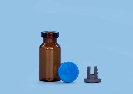 Противоударный резиновый стероид затвора пробирки 3 ml стеклянные медицинские