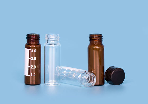 Реагент DIN 1mm пробирки GCA 3 ml биомедицинские GPI янтарные стеклянные