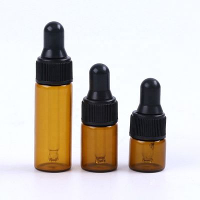 Бутылки капельницы круглого шарика пустые LFGB 30ml MSDS Амбер